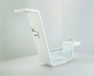 Ebb Bathroom Shower and Sink Combo | Modern Home Decor